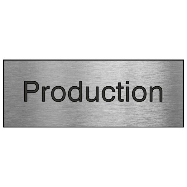 Accuform 8 in W x 3 in H, Engraved Plastic PSG862SL - main